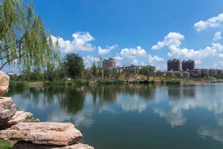 清凉江畔生态美 人水和谐共相融_公园_清河县_邢台