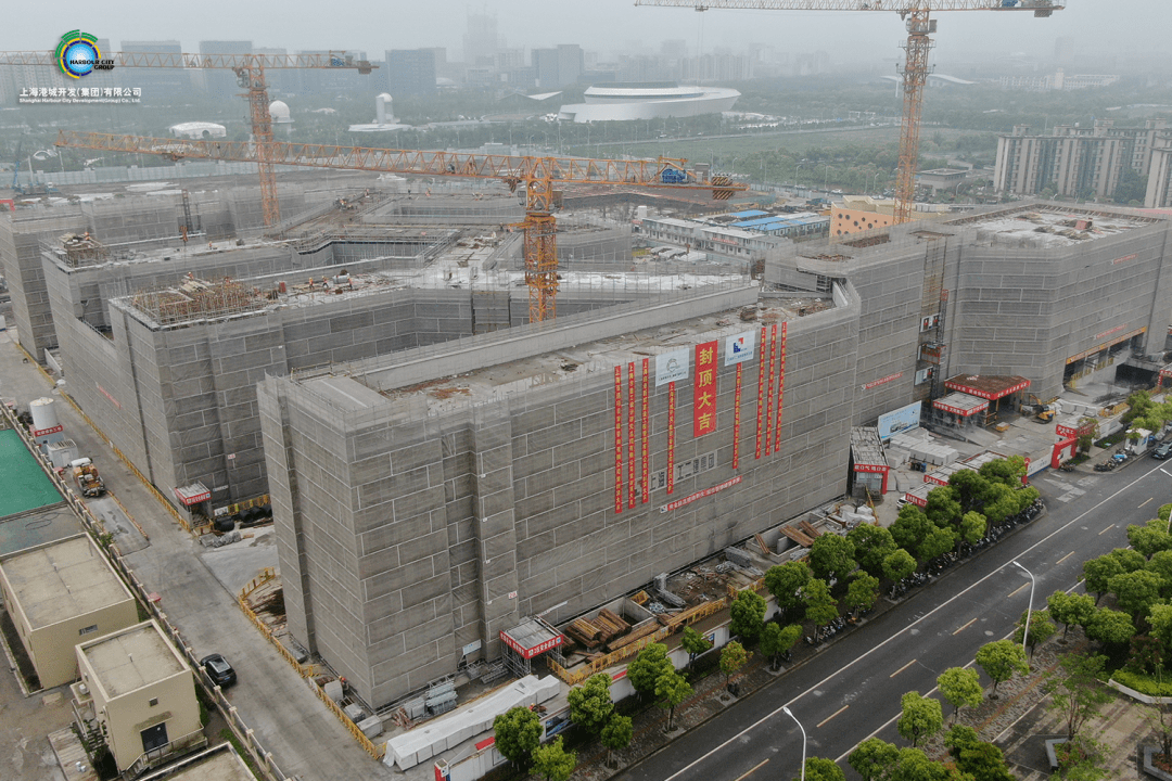 临港101片区这个高中项目教学综合楼顺利结构封顶_建设_地块_管理