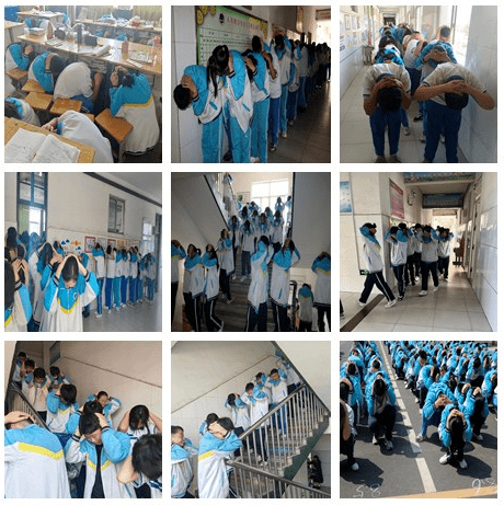 【教体生活】义桥镇中学开展防灾减灾安全演练活动_组织_师生_进行
