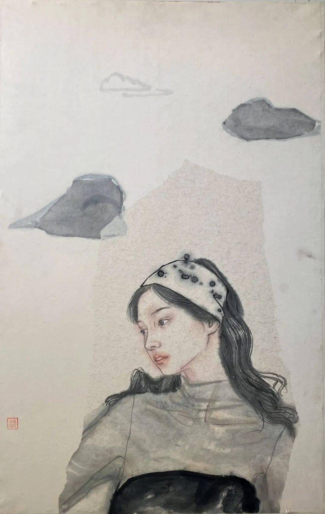 晴 空》赵 婷 《山涧野渡》赵素琴 《暖 阳》田变英 《荷 韵》陈丽萍