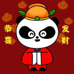 水果财神亚小果表情包上线了!_熊猫_财富_领域
