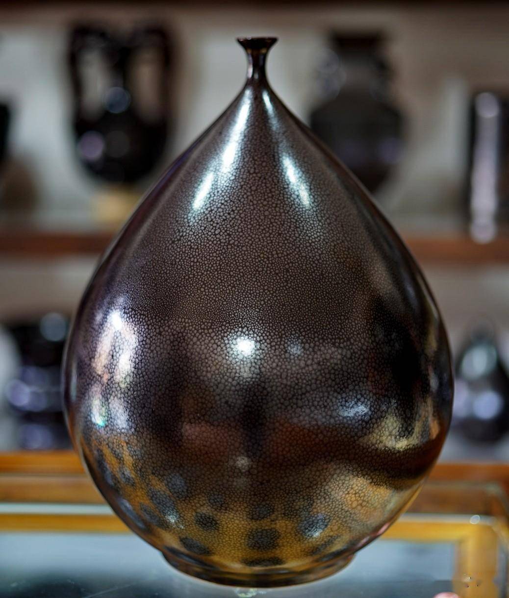 淄博"赶烤"邂逅雨点釉,竟是失传的瓷中珍品,在日本被视为国宝_周祖毅