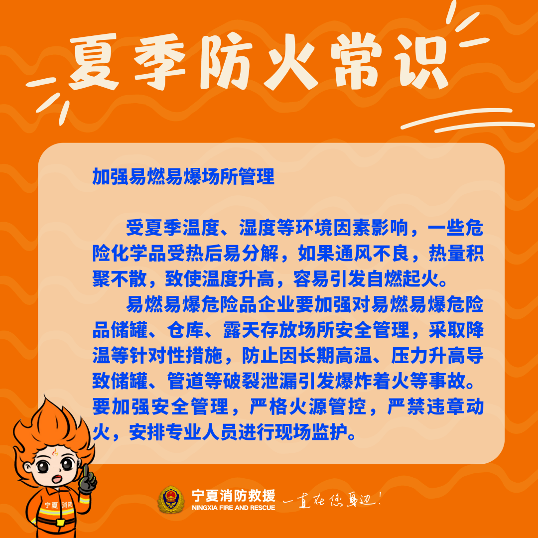 消防微课堂 夏季防火要牢记 安全知识看这里_火灾_火焰_工作