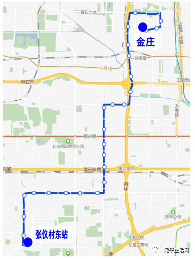 北京特14路公交线路图图片