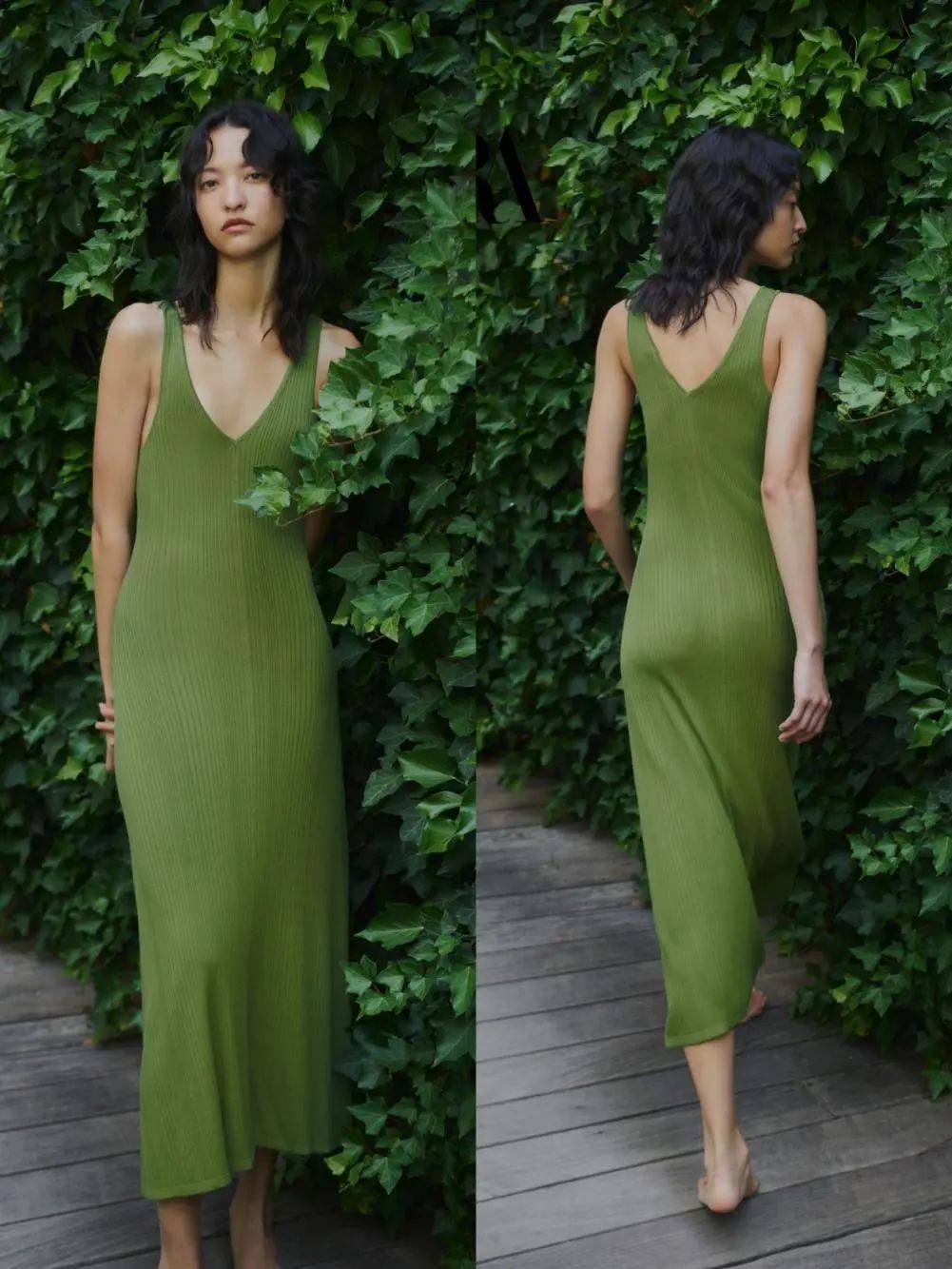 这条裙子厉害了,很多女明星靠着它火出圈_绿色_官网_参考价