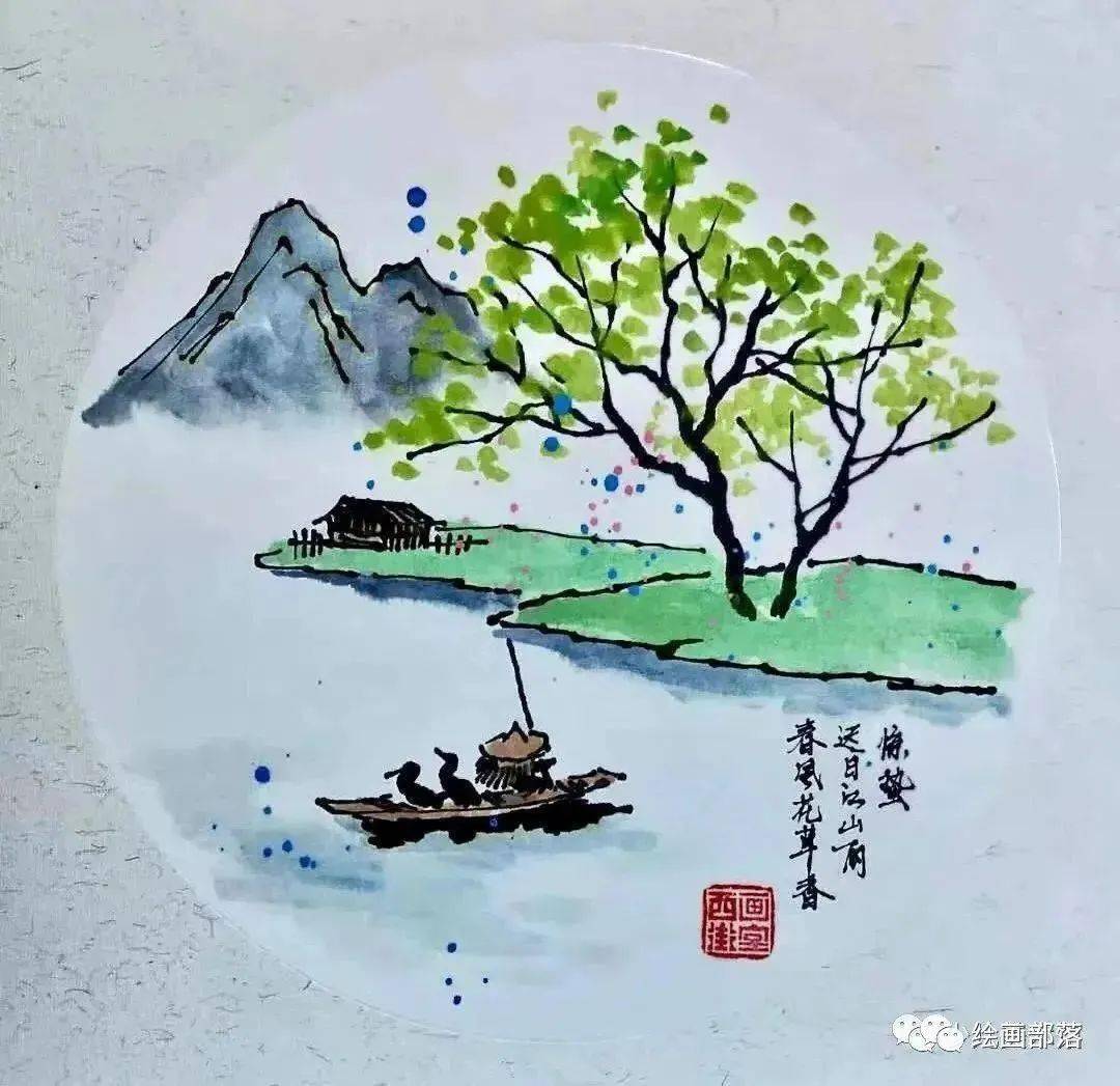 50种儿童水墨国画范画分享