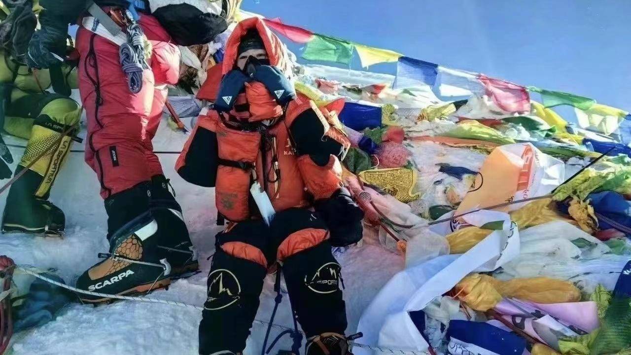 点赞!漯河职院毕业生宋学华登顶珠峰_健身_人生_登山队