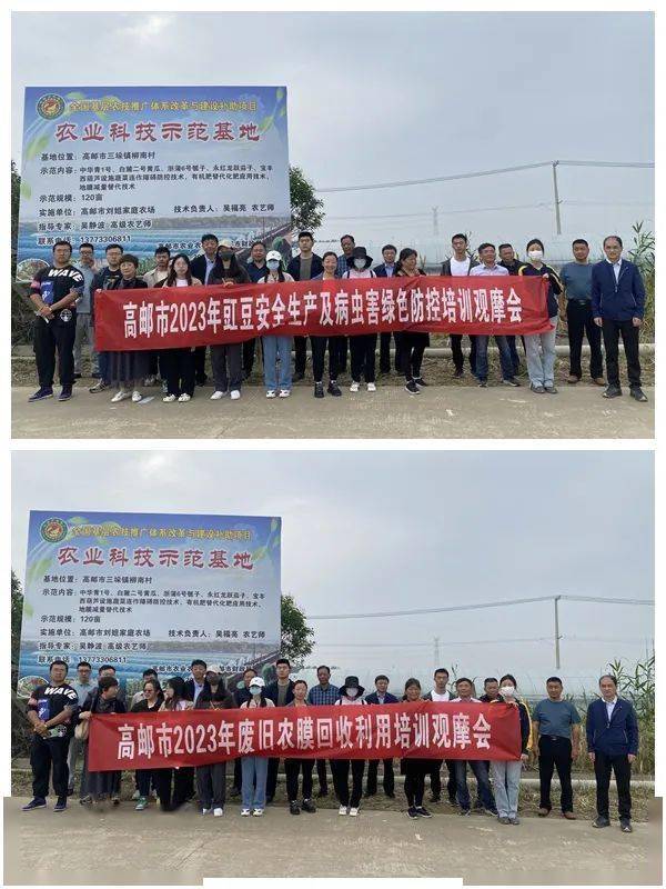 【乡村振兴】三垛镇召开高邮市设施蔬菜绿色高质高效生产暨废旧农膜