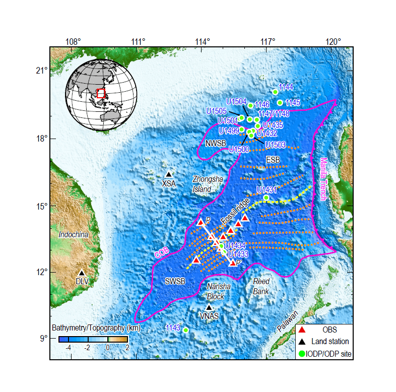 南方科技大学林间院士团队在南海深部结构研究中取得重要突破!