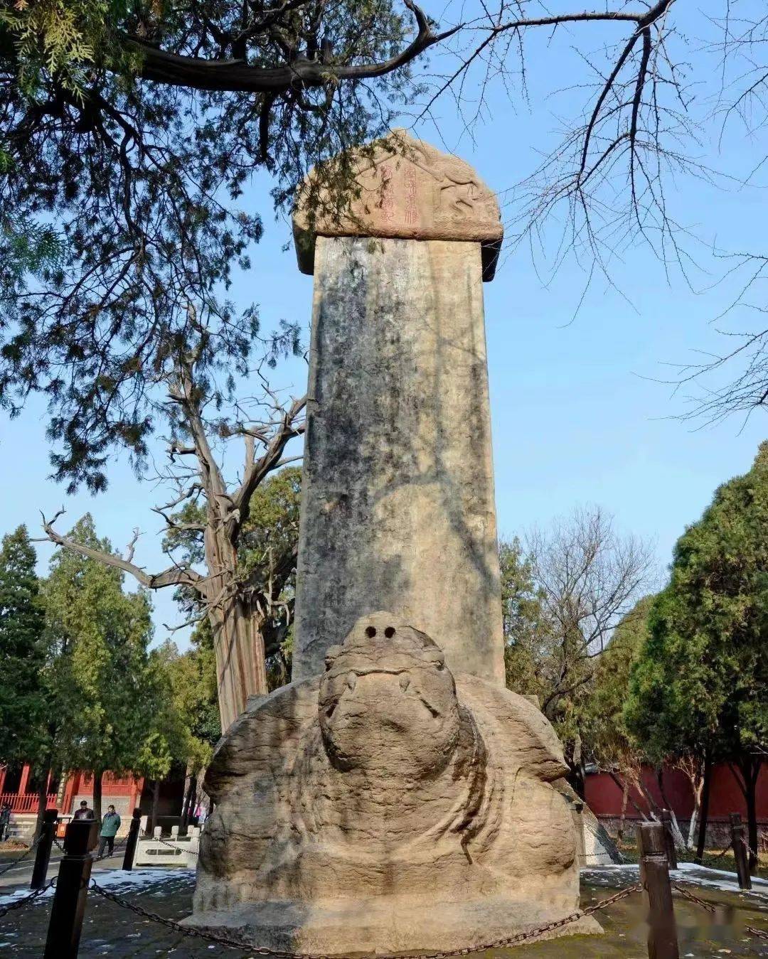 【泰山文物故事】岱庙中最大的"宣和碑"原来还有这种传说_石碑_乌龟