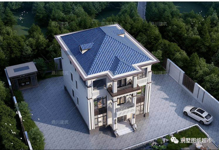 8套新中式别墅,端庄大气有档次,独具东方韵味,美出新高度_卧室_卫生间