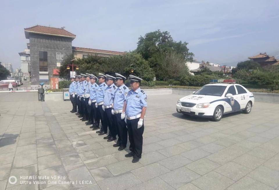 泰安交警城东大队开展示场查处实战技能大练兵活动