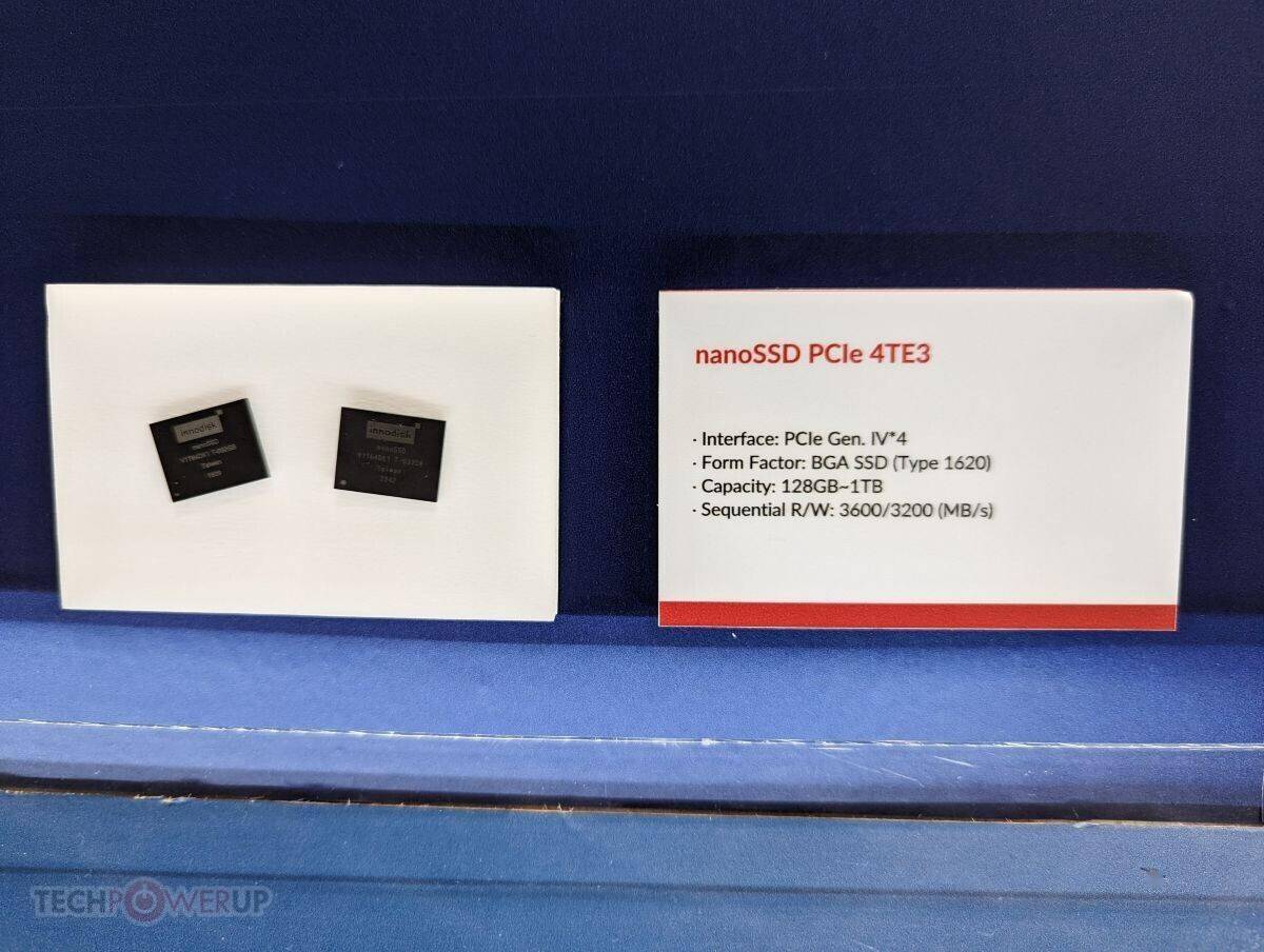 Innodisk推出nano SSD PCIe 4TE3固态硬盘 传输速度可达3.6GB/s