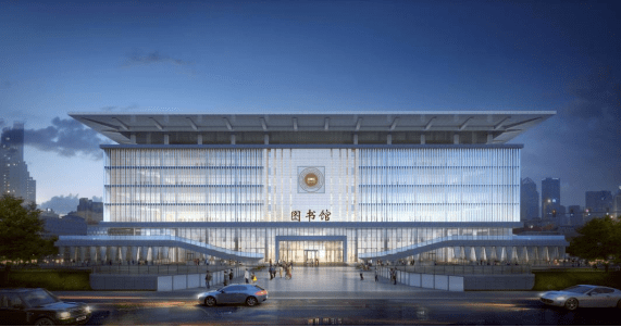 雄安新区大学园图书馆效果图雄安新区大学园图书馆作为一所高标准建设