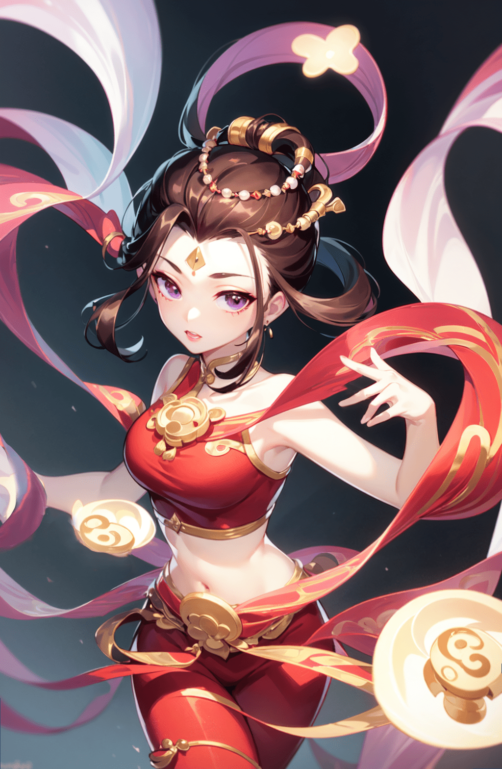 「每日好图」一舞绡丝动四方_羽小_童子_极品