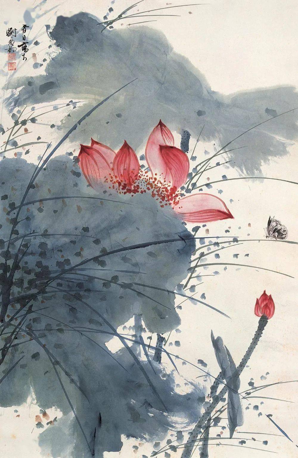 謝稚柳 花鳥圖 謝稚柳× 花鳥畫集萃_谢稚柳