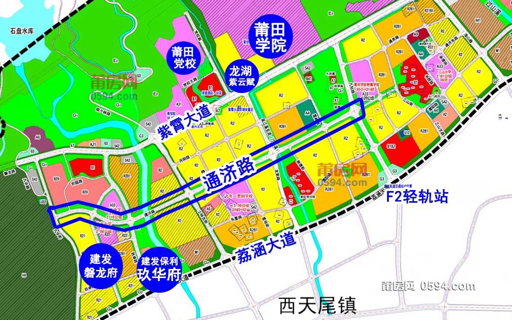 以旭輝時代城為中心點,半徑4km內覆蓋大學城紫霄開發片區,西天尾鎮