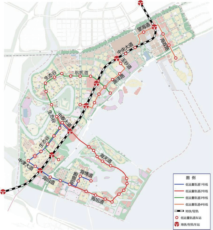 滨海新区轻轨站路线图图片