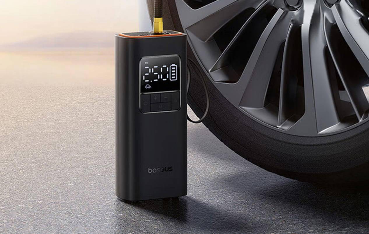 倍思推出迷你汽车充气泵：采用无线便携设计 支持一键预设充气范围