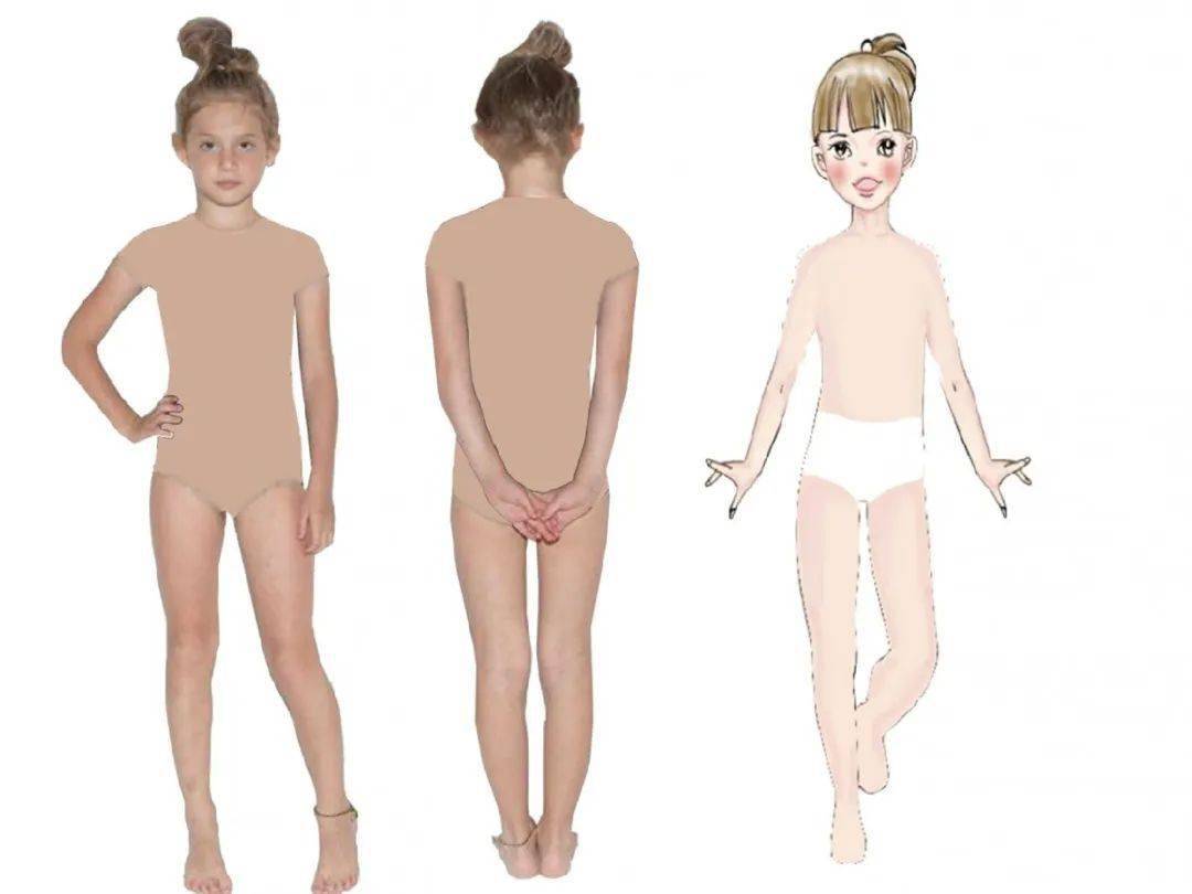 人体模特素材分享 | ps服装设计效果图必备