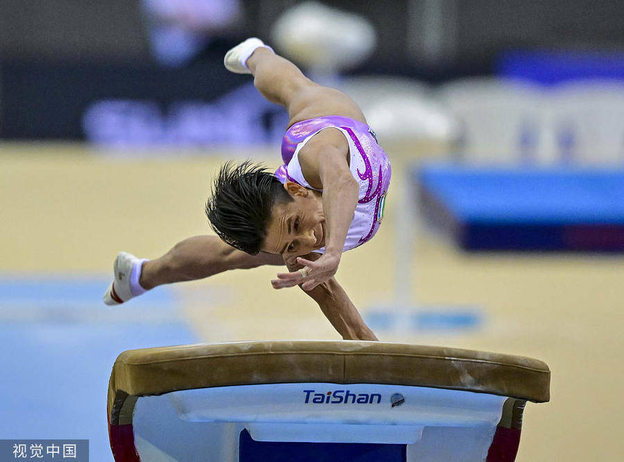 丘索维金娜拿下体操亚锦赛跳马银牌_比赛_女子_奥运会