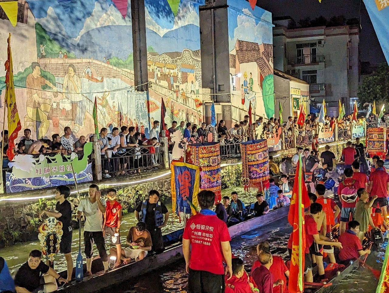 容桂传统夜龙游龙活动红旗段掠影!_地点_时间_南区