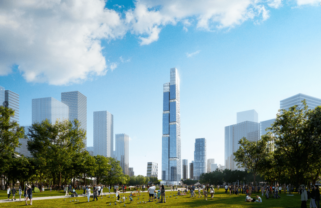 成都第一高!西南新地标冲出地平线_天府_项目_建筑