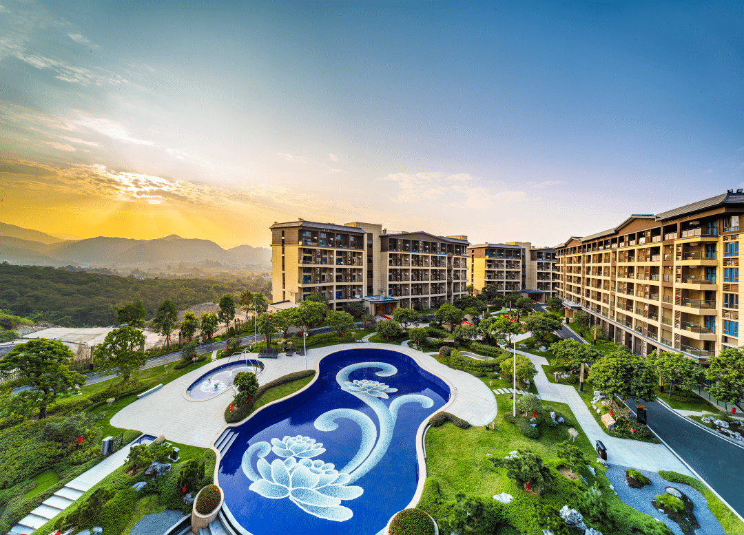 1398元2晚「广州碧桂园金叶子半山温泉公寓」园景大床/日式双床房 2大