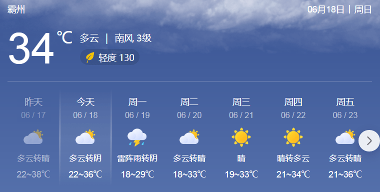 图霸州天气天气预报预计今天夜间到明天白天我市天气为阴有分散性雷