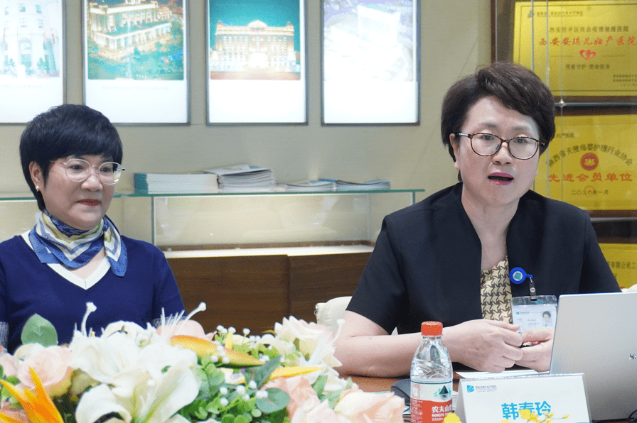 福州伽禾伽美医院董事长林辉,总经理程珍一行来我院参观交流_安琪儿