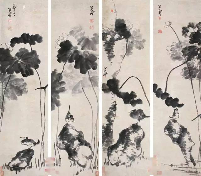 八大山人最值钱的画全在这了！_水墨_成交价_纸本