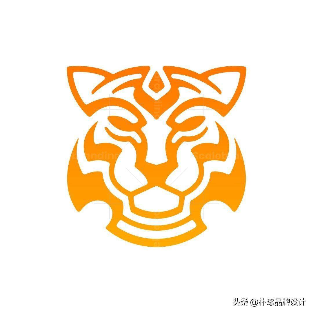 霸气虎元素logo设计分享 虎虎生威