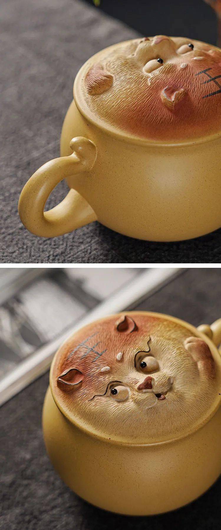 成年人"养"的紫砂宠物,一个比一个让人着迷_赵永辉_雕塑_作品