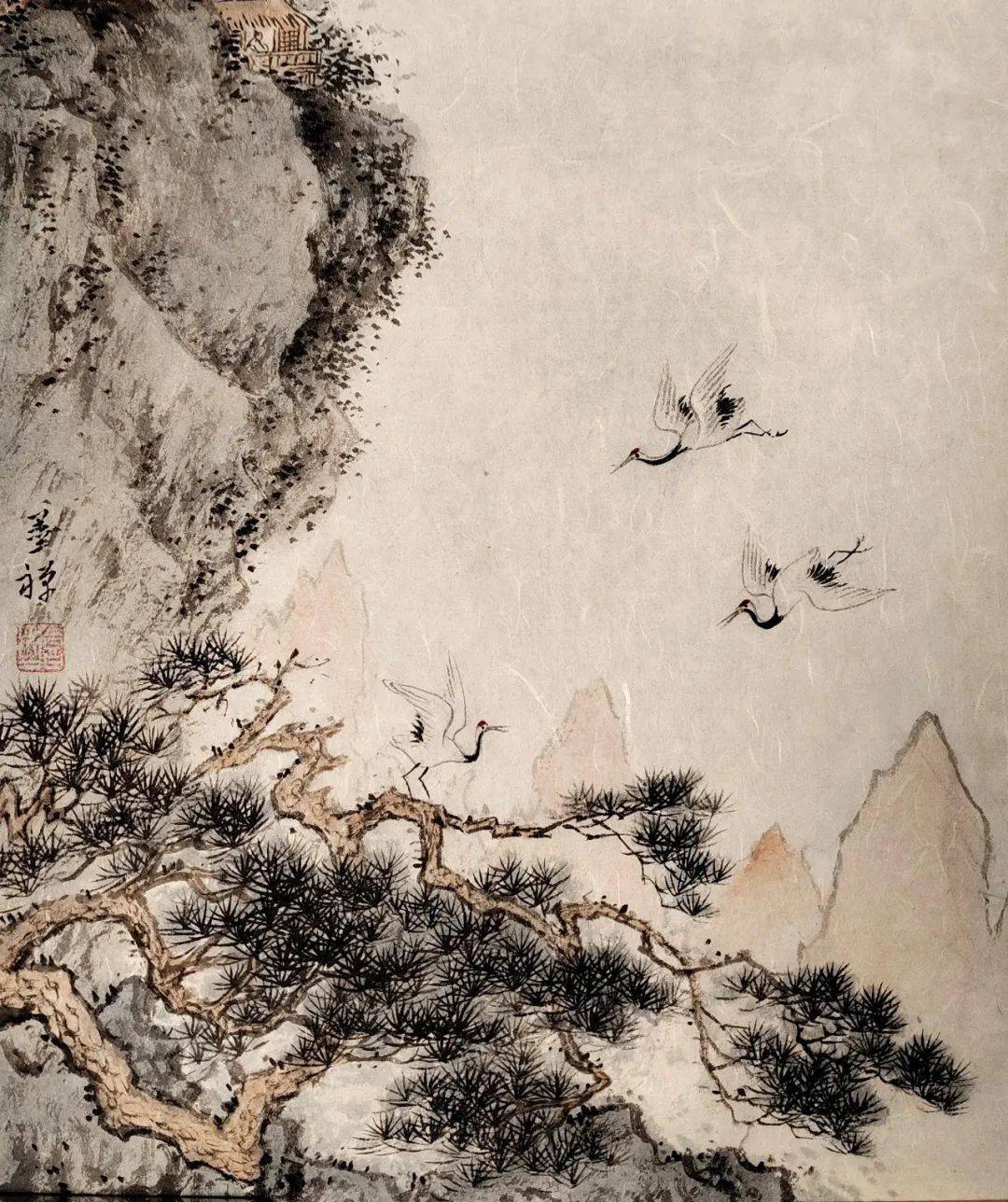 墨禅国画作品_ykj_微信_局部