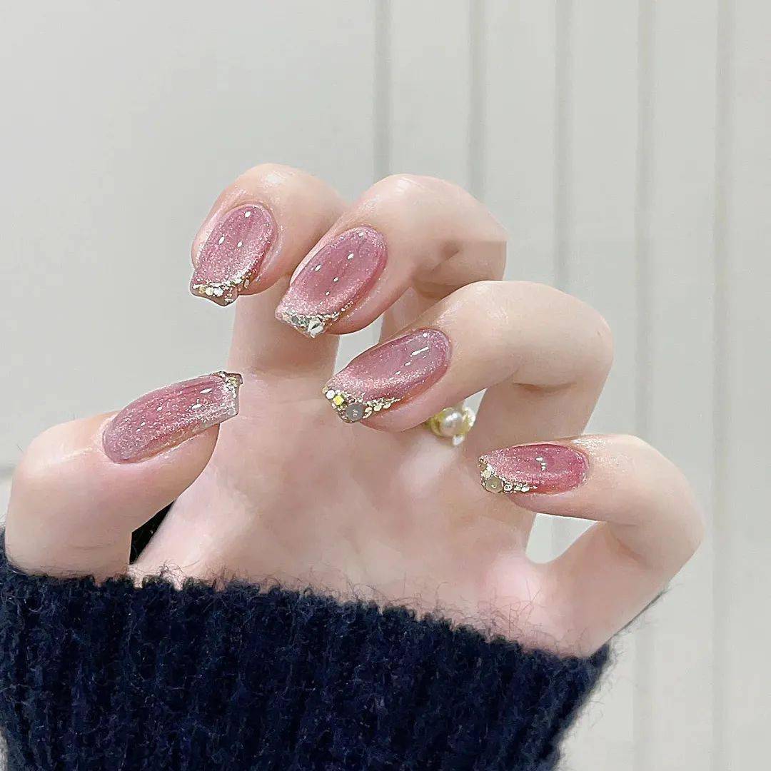 2023新款猫眼美甲大赏,真是又甜又酷!_指尖_想学_款式