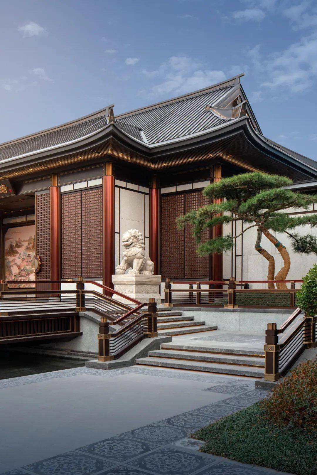 唐风建筑"博物馆"里的一角