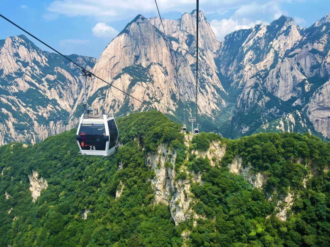 华山_索道_游客