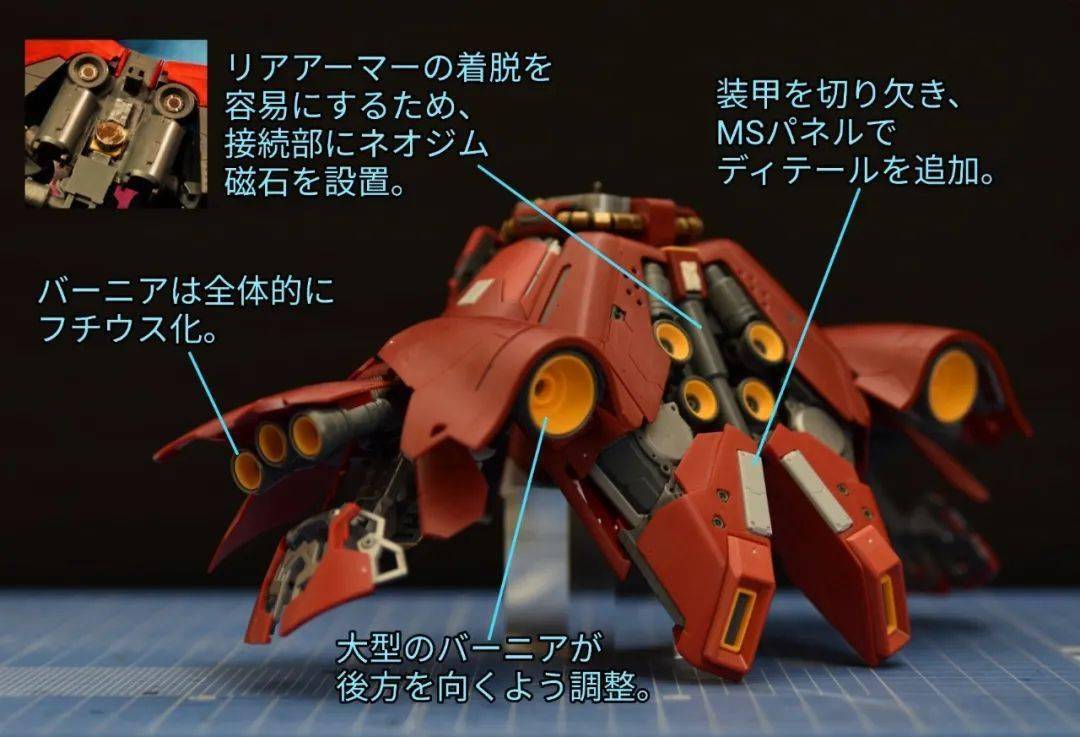 rg/mg沙扎比合体,平行世界中的新吉翁精神力机体……_改造_公众_零件