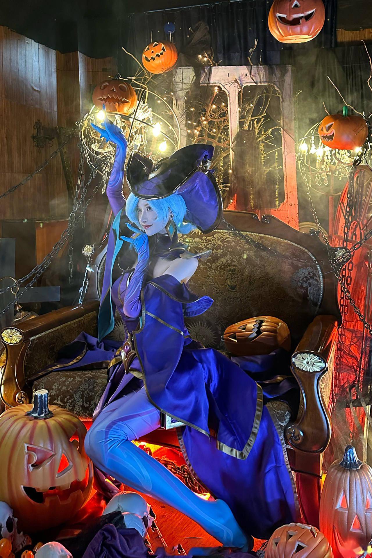 万圣奇遇记 卡西奥佩娅cosplay_泛电竞