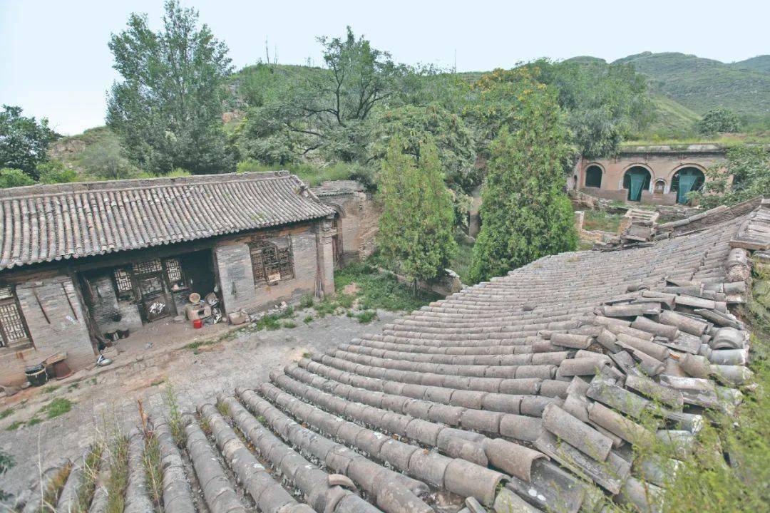 中国传统古村落——寿阳县西洛镇杏凹村_雕刻_木石_宅院