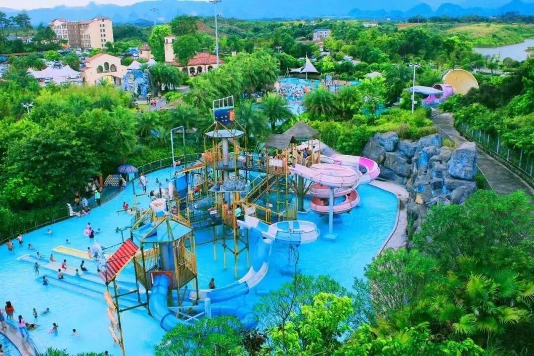 39.9元起抢桂林罗山湖水上乐园单人票1张!20000㎡水上乐园放肆嗨!