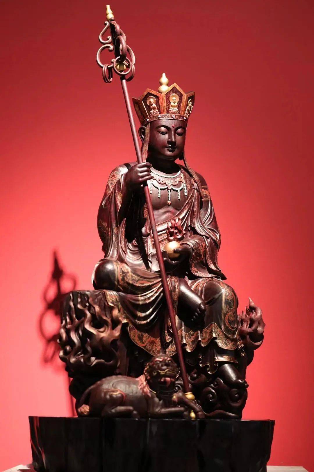 【巨匠严选】印度小叶紫檀61地藏王菩萨造像_雕塑_推广_互联网