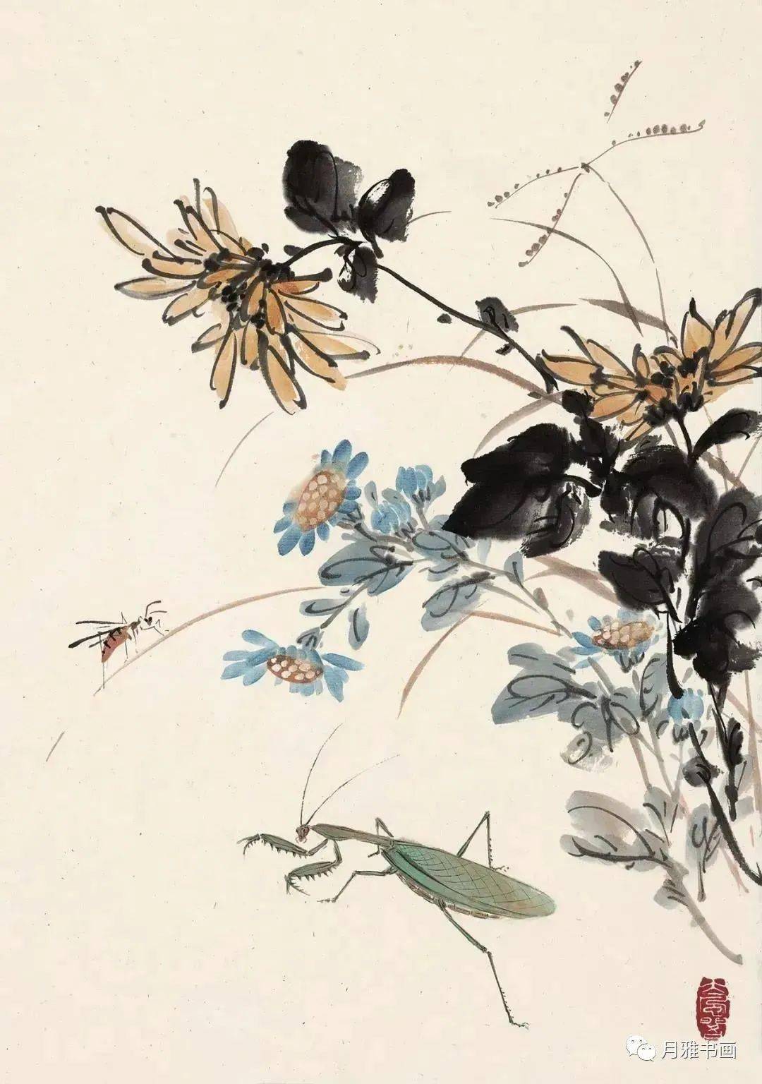 王雪涛画的花鸟世界,娇艳而不媚俗(附牡丹技法分析及高清作品欣赏)