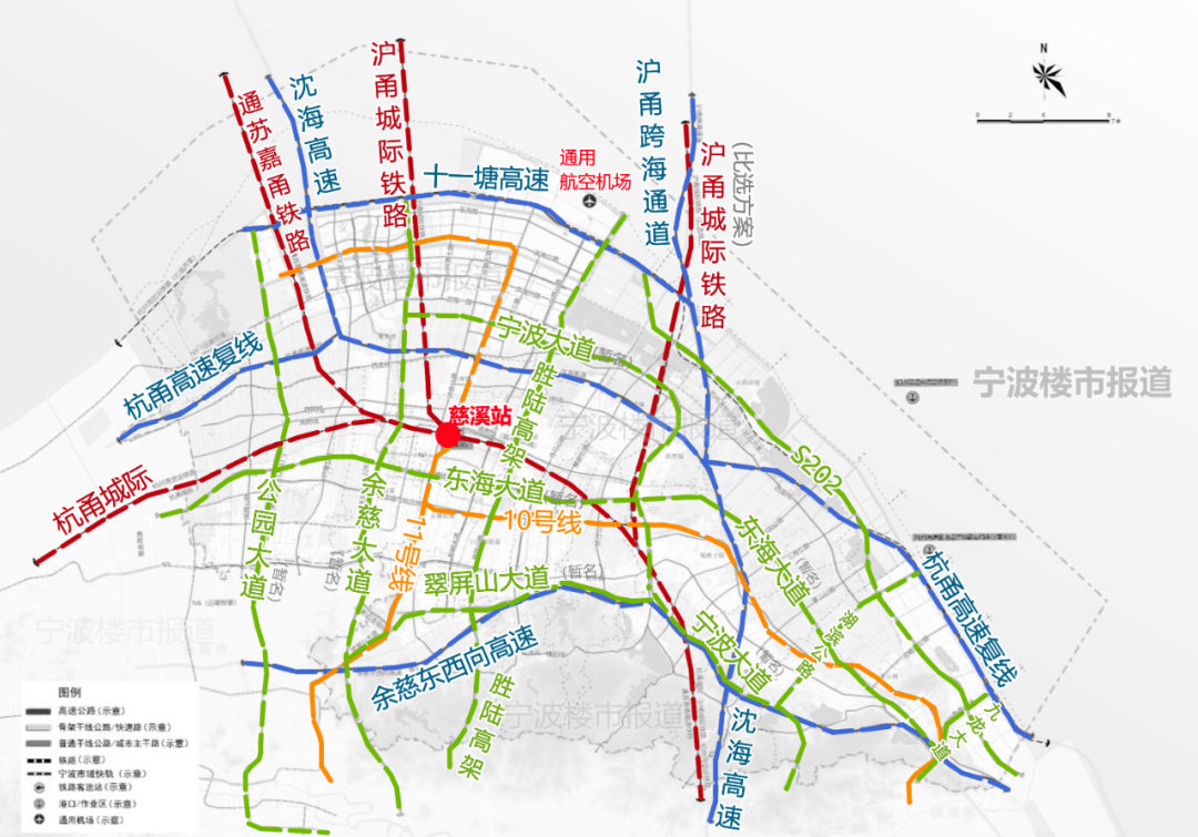 慈溪轨道交通规划图图片