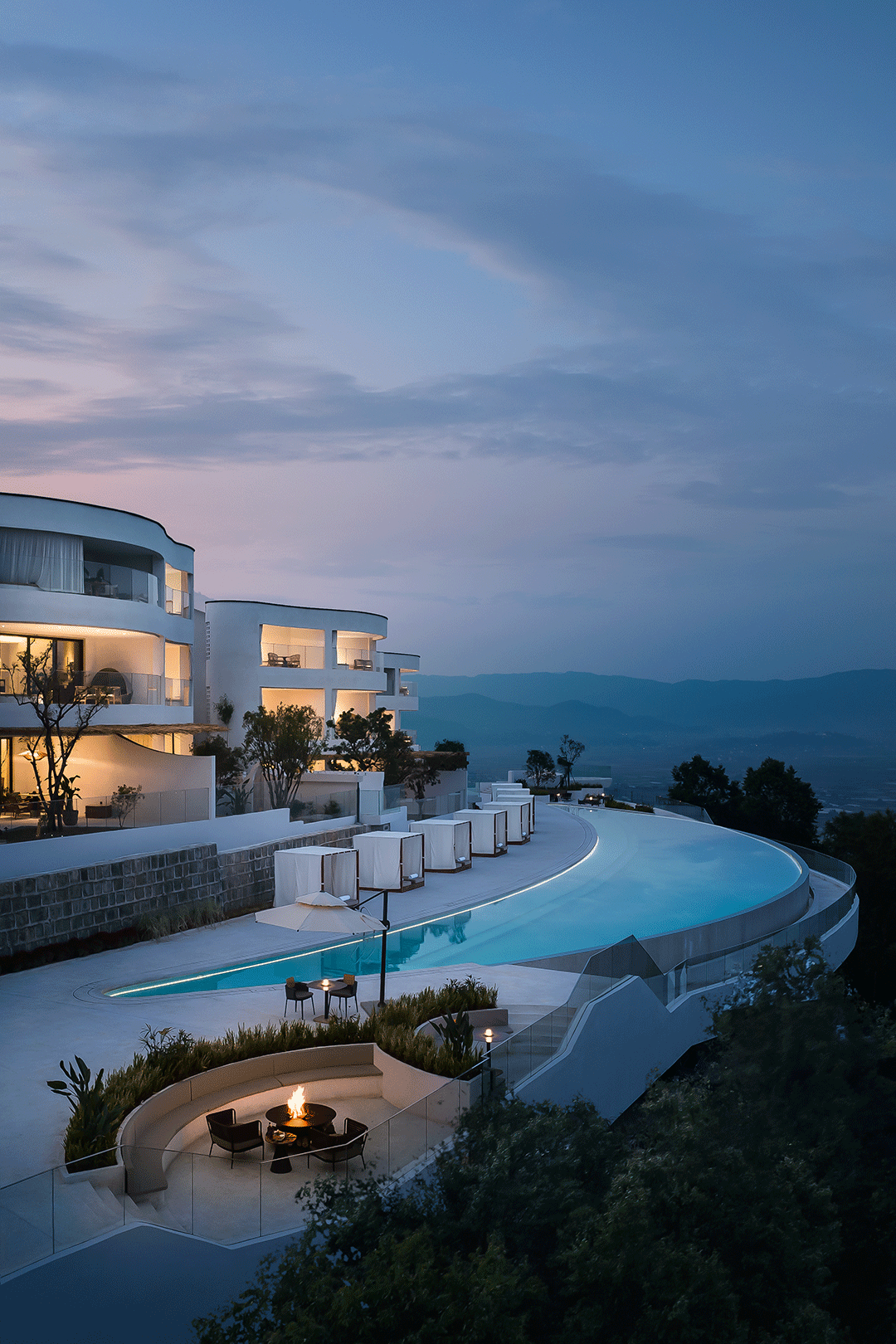 云南腾冲月泊半山温泉度假酒店 | 张灿csd.design_建筑_设计的_入口