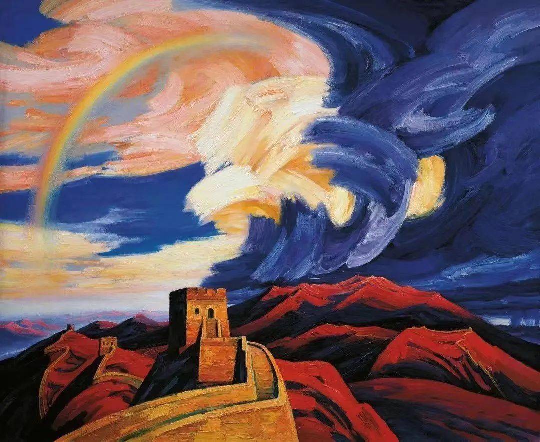 谭老师为你推介油画家詹建俊作品_cm_布面_油彩