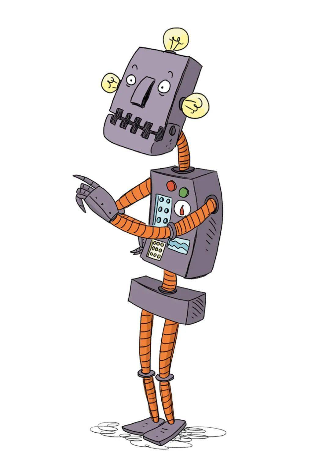 新任船长格琳嘉,机器人马克老师(他有四只手哦),机器人发明家