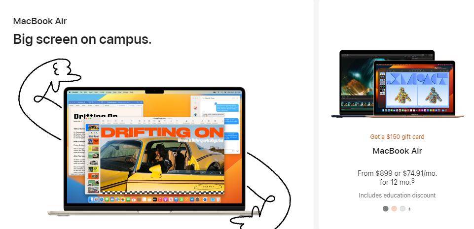 天博官网苹果美国张开返校季勾当：买Mac、iPad赠予最高 150 美圆礼物卡(图2)