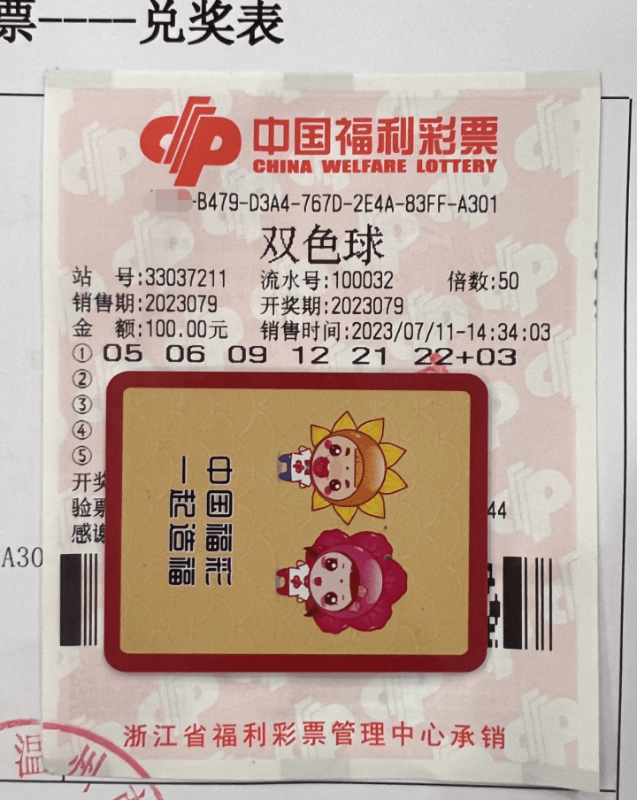 温州大哥中双色球50注二等奖176万_陈先生_妻子_家人
