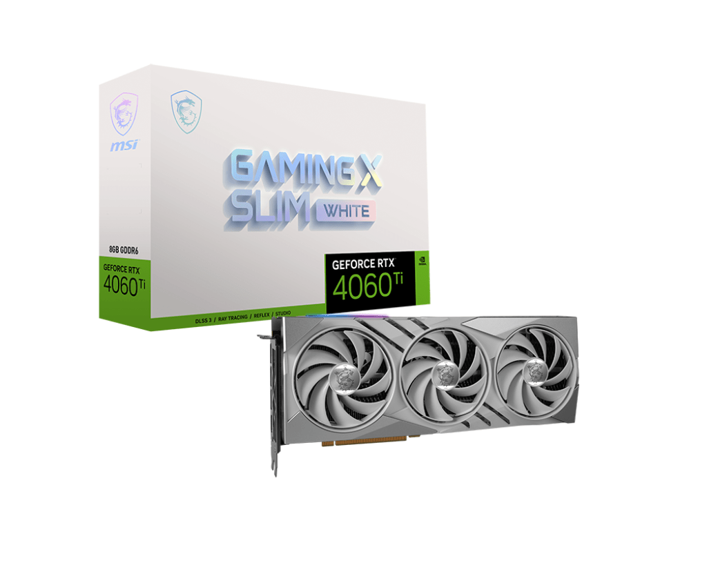 微星 RTX 4060 Ti GAMING X SLIM WHITE 显卡 发布，16GB 大显存